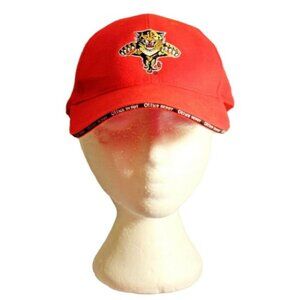 Florida Panthers Snapback Hat NHL Hockey Adjustable Cap Logo Red Office Depot